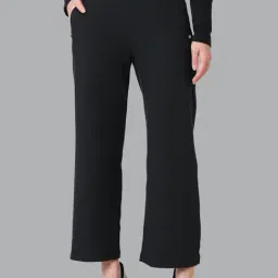 Van Heusen Black Mid Rise Pants-image-87