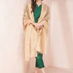 Fabindia Beige Woven Pattern Dupatta-image-111
