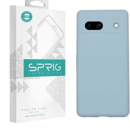 Sprig Liquid Silicone Back Cover for Google Pixel 7A 5G (Blue)-image-89