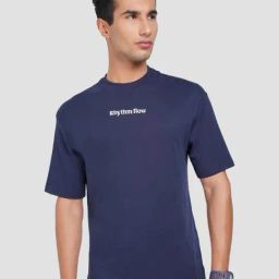 Sf Jeans By Pantaloons Blue Cotton Loose Fit Printed T-Shirt-picture-9