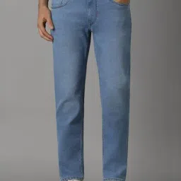 Louis Philippe Blue Regular Fit Jeans-picture-8