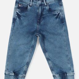 Allen Solly Kids Blue Regular Fit Full Sleeves Jeans-image-92