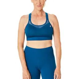 Asics Blue Plain Sports Bra-image-79