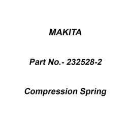 Makita Compression Spring Size 25 E for DTWA140, Part No 232528-2-9