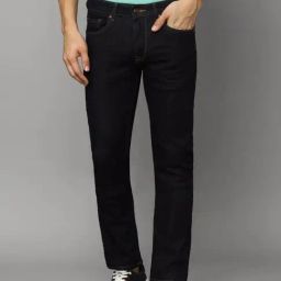 Louis Philippe Black Cotton Slim Fit Jeans-picture-33