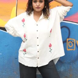 Quirky Bae White Printed Shirt-image-106