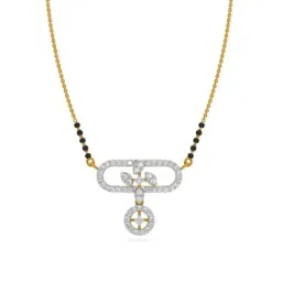 Kisna Diamond & Gold Jewellery 18k Gold & Diamond June Mangalsutra for Women-picture-11