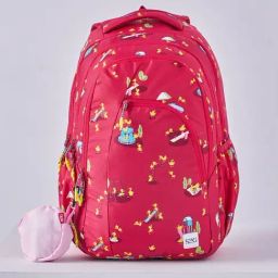 Wildcraft Red Girl Wiki 3 Printed Medium Backpack-image-33