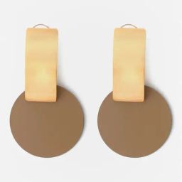 Sohi Gold Plated Designer Drop Earrings-picture-9