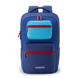American Tourister Sigma Navy Blue Unisex Office Laptop Backpack-image-53