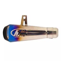 RA Accessories M4 Multi Color Stainless Steel Bike Exhaust Compatible for Hero CBZ-image-95