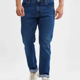 Spykar Blue Regular Fit Jeans-image-56