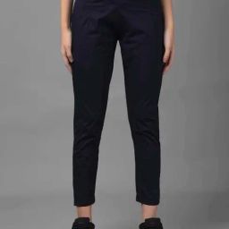 Dollar Missy Dark Navy Cotton Stretch Pants-picture-31