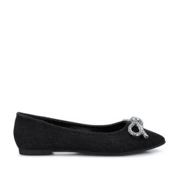 London Rag Women's Black Ballerinas-picture-34