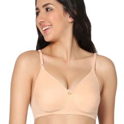 IN CARE Beige Cotton T-Shirt Bra-image-34