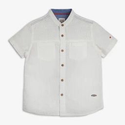 Ed-a-Mamma Kids White Textured Shirt-image-53
