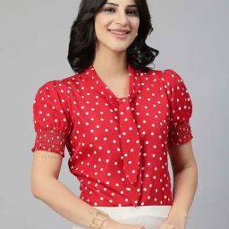Style Quotient Red Printed Top-picture-21