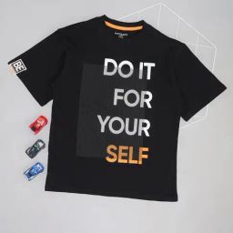 Pantaloons Junior Boys Black Cotton Printed T-Shirts-picture-23