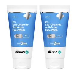 The Derma co. Set of 2 Sali-Cinamide Anti-Acne Face Wash - 150ml each-12