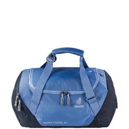 Deuter Blue & Black Solid Duffel Bag-image-58