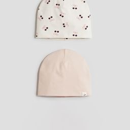 H&M 2-Pack Cotton Jersey Beanies-image-32