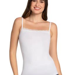 Amante White Full Coverage Camisole-picture-19