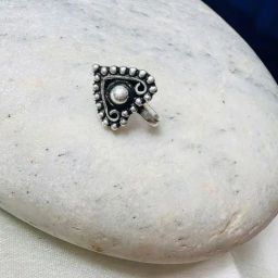 Arte Jewels 92.5 Silver Handcrafted Nosepin-picture-21
