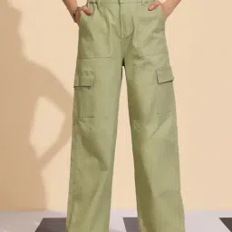 Dolce Crudo Green Flared Fit Jeans-picture-43
