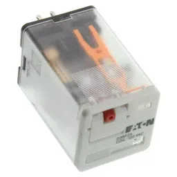 EATON POWER RELAY, DPDT, 10A, 300VAC, SOCKET, D3RF2A-5