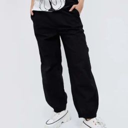 Ginger by Lifestyle Black Cotton Joggers-image-11