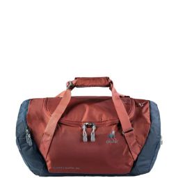 Deuter Orange & Black Solid Duffel Bag-image-27