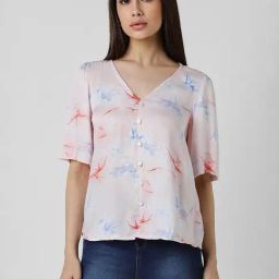 Van Heusen Pink Printed Top-image-83