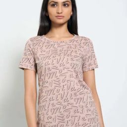 Ajile by Pantaloons Pink Printed T-Shirt-picture-20