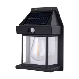 GIGAWATTS Solar Wall Light Acrylonitrile Butadiene Styrene Fluorescent Warm Yellow, ‎GW-SWL01-4