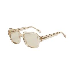 Ted Smith Brown Square UV Protection Unisex Sunglasses-26