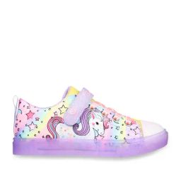 Skechers Girls TWINKLE SPARKS ICE-UNICORN BU Lavender Multi Casual Party Wear-image-66