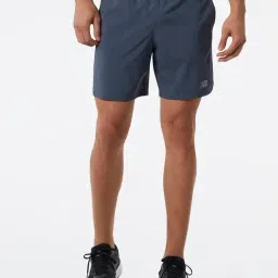 New Balance Grey Regular Fit Sports Shorts-image-71