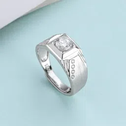 Zavya 925 Sterling Silver Casual Ring For Men-image-23