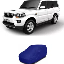 Oscar Car Cover Blue and Grey For Mahindra Scorpio-image-42