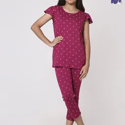 TotzTouch Girls Printed Night suit-image-42