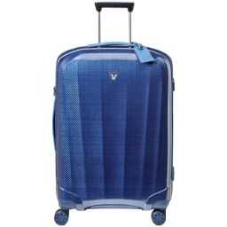 Roncato We Are Glam Blue Textured Hard Large Trolley Bag -30 cm-image-98