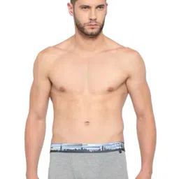 Van Heusen Grey & Blue Mid Rise Regular Fit Trunks-picture-19