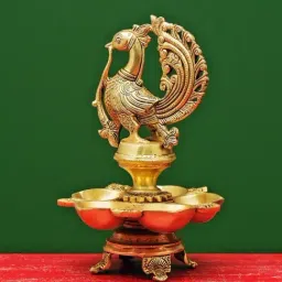 Ekaa Handicrafts Brass Annam Bird Diya-picture-20