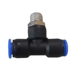 B K JAGAN & CO 1/2 12 mm,5 Air Tube Push Pneumatic T-Type Male Connector ‎T-54784-18