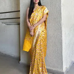 BerMondsey Woven Design Silk Banarasi Saree-picture-56