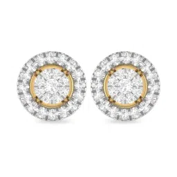 PC Jeweller Davia 18 kt Gold & Diamond Earrings-image-24