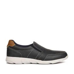 Bata Men's Black Casual Loafers-image-96