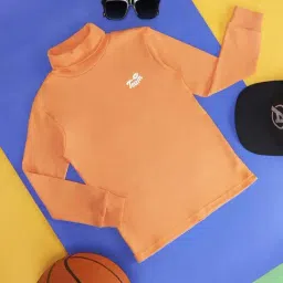Pantaloons Junior Kids Orange Cotton Printed Full Sleeves Sweatshirt-image-69