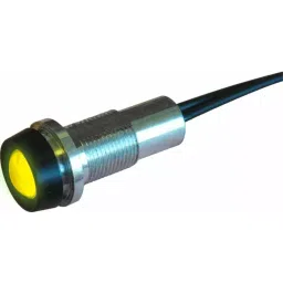 Oxley STRLH10 Series Yellow Indicator, 230V dc, 10 mm Mounting Hole Size, Lead Wires Termination, IP68, STR/LH10/230/FL30/YW-picture-11