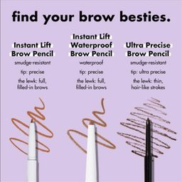 e.l.f. Instant Lift Brow Pencil, Dual-Sided, Precise, Fine Tip, Shapes, Defines, Fills Brows, Contours, Combs, Tames, 0.006 Oz, Deep Brown, 1 Count image 4